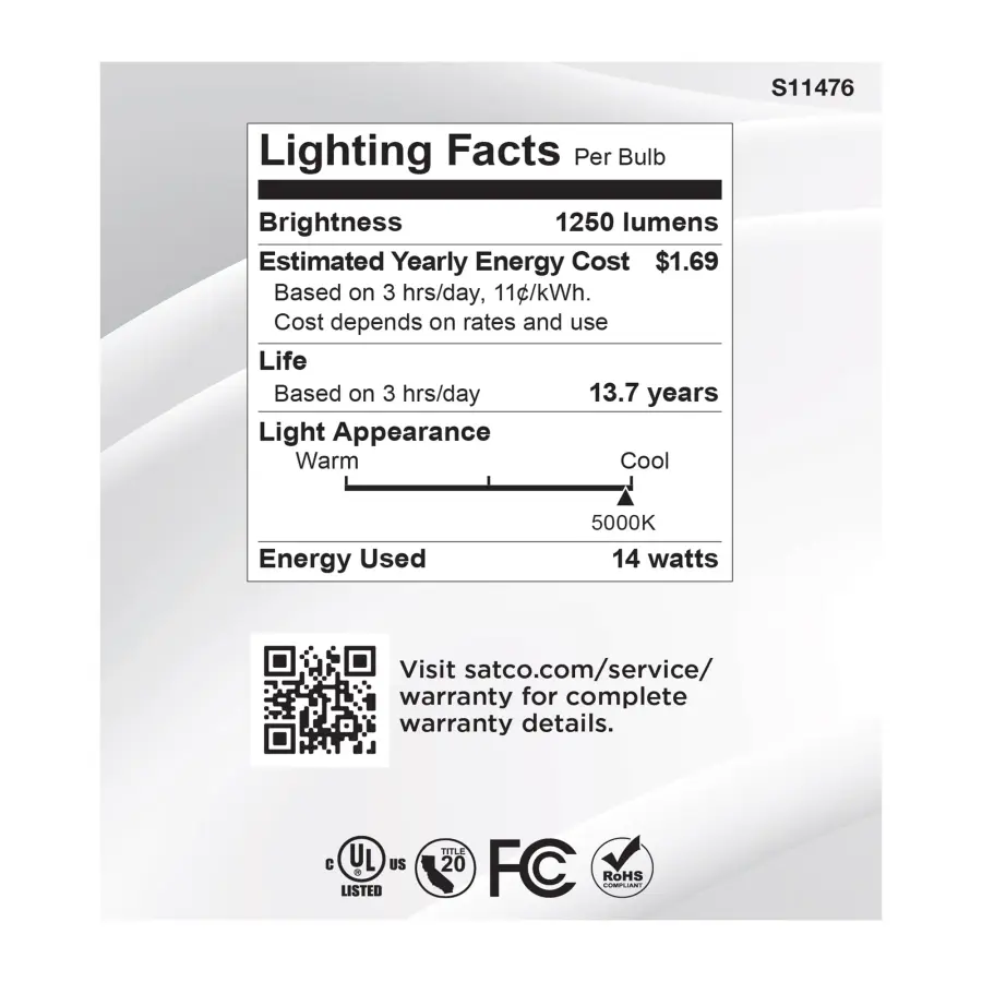 14 Watt Dusk to Dawn LED - PAR38 - 5000K - Medium Base - White Finish - 120 Volt - Image 6