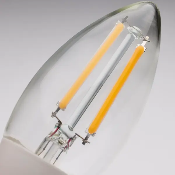 5 Watt B11 - Dusk to Dawn LED Filament - 2700K - Candelabra Base - 120 Volt - 90 CRI - With Photocell - Image 3