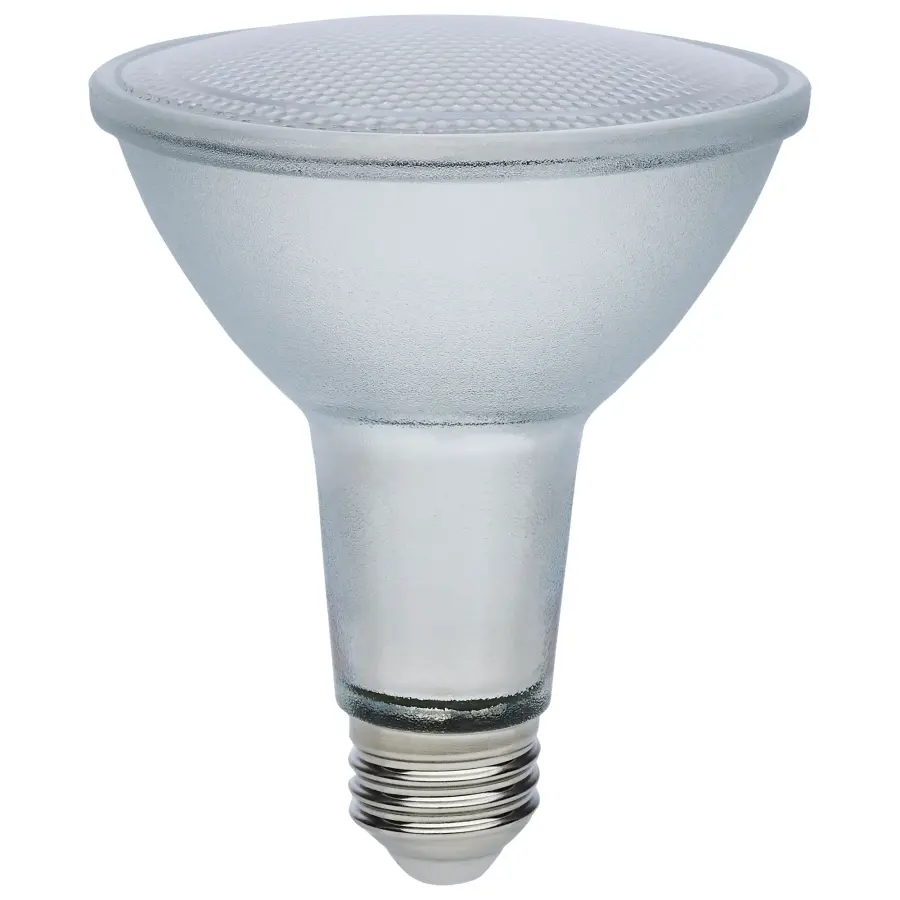 12 Watt Econo LED PAR30LN - 5000K - 35 Degree Beam Angle - Medium Base - 120-277 Volt - Silver Finish - Image 1