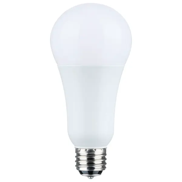 5/14/20 Watt A21 LED - 3-Way Lamp - White Finish - 4000K CCT - Medium Double Contact Base - 120 Volt - Image 1