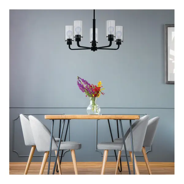 6 Watt LED - Reminiscent - Flex Gray Coil Filament - A19 - Medium Base - 2700K CCT - Clear - 120 Volt - Image 11