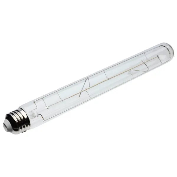 6 Watt LED - Reminiscent - Flex Gray Straight Filament - T9 - Medium Base - 2700K CCT - Clear - 120 Volt - Image 3