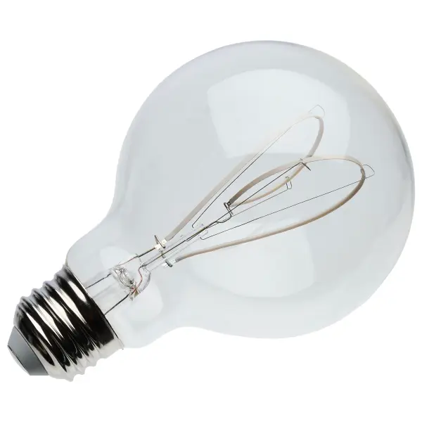 6 Watt LED - Reminiscent - Flex Gray Filament - G25 Loop - Medium Base - 2700K CCT - Clear - 120 Volt - Image 3