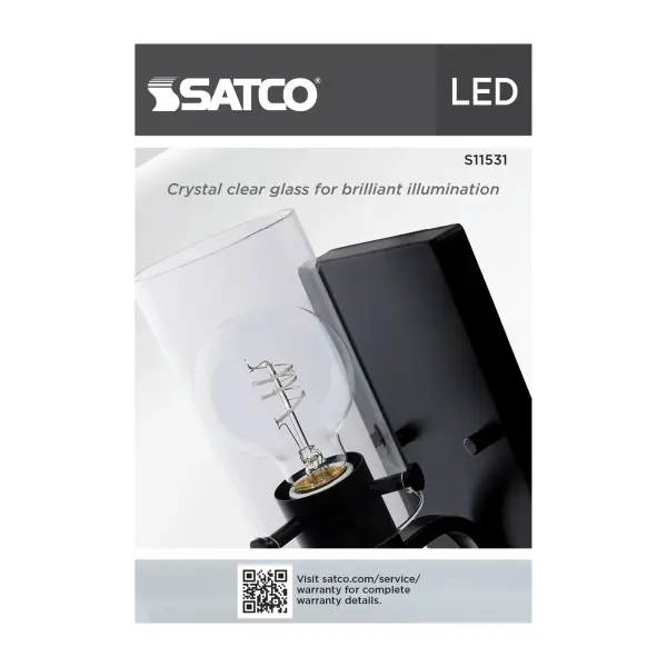 6 Watt G25 LED - Reminiscent - Flex Gray Coil Filament - E26 - 3000K - 120 Volt - Image 6
