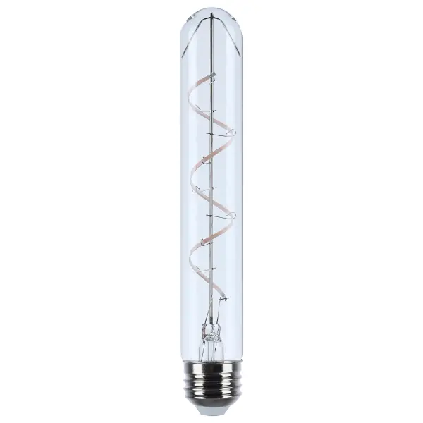 6 Watt T9 LED - Reminiscent - Flex Gray Coil Filament - E26 - 3000K - 120 Volt - Image 1