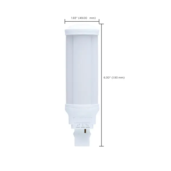 14 Watt LED PL - 27K/4K/5K CCT Selectable - GX32d-2 Base - 22W CFL Replacement - Type B Ballast Bypass - 120-277 Range Voltage - Image 11