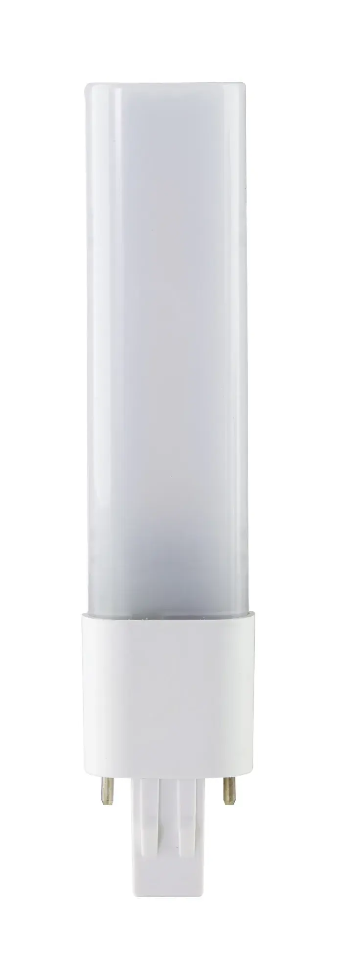 5.5 Watt LED PL 2-PIN Dual Mode - 4000K - 550 Lumens - GX23 base - 50000 Average rated hours - 120 deg. Beam Angle - Type A/B Ballast Dependent or Ballast Bypass - 120-277 Volt - Image 1