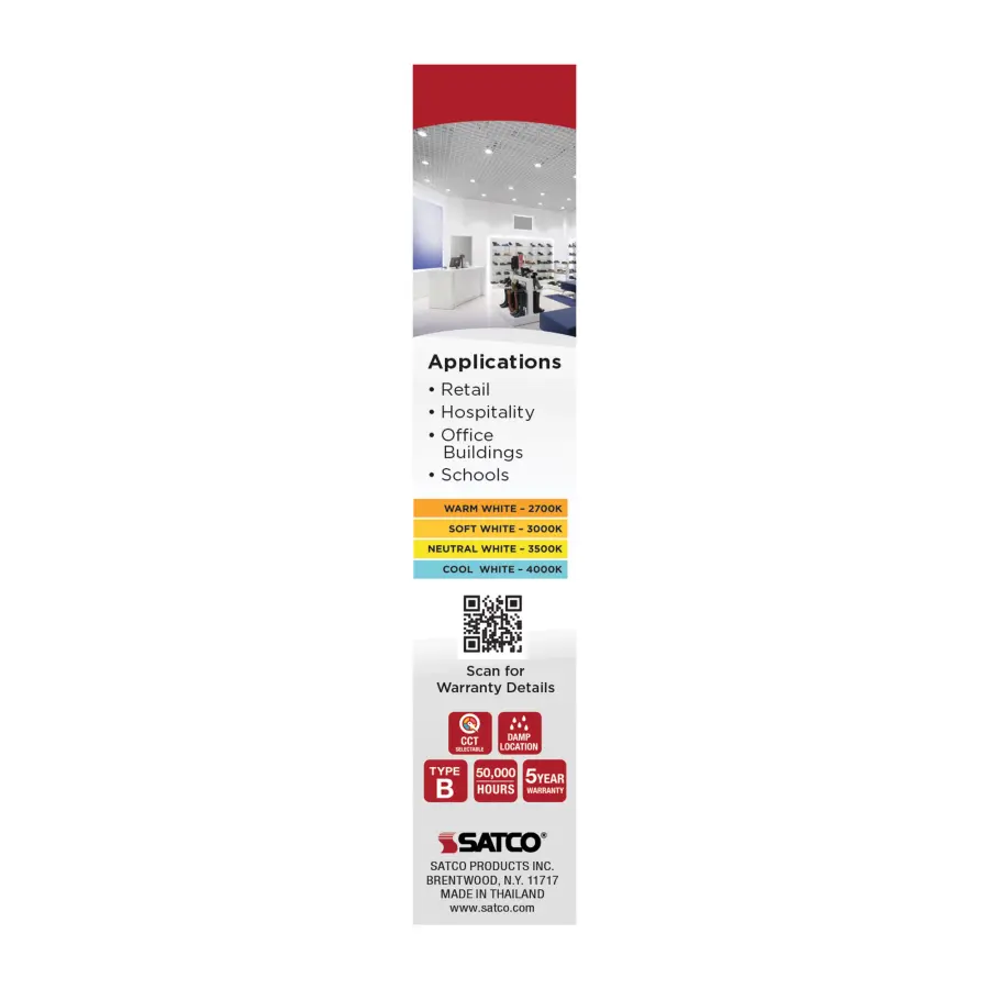 3.5 Watt - 2G7 Base - 27K/30K/35K/40K CCT Selectable - Frost Finish - Ballast Bypass - 120-277 Volt - Image 7