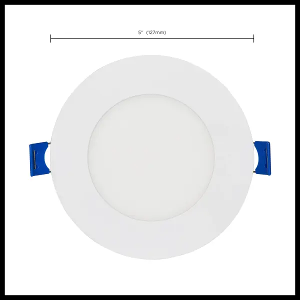 9 Watt - LED Direct Wire - Low Profile Downlight - 4 Inch Round - Starfish IOT - Tunable White and RGB - 120 Volt - 90 CRI - White Finish - Image 13