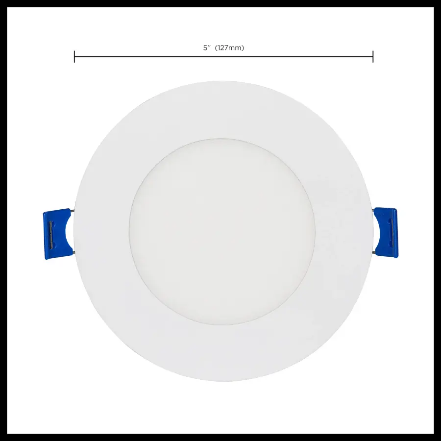 9 Watt - LED Direct Wire - Low Profile Downlight - 4 Inch Round - Starfish IOT - Tunable White and RGB - 120 Volt - 90 CRI - White Finish - Image 13