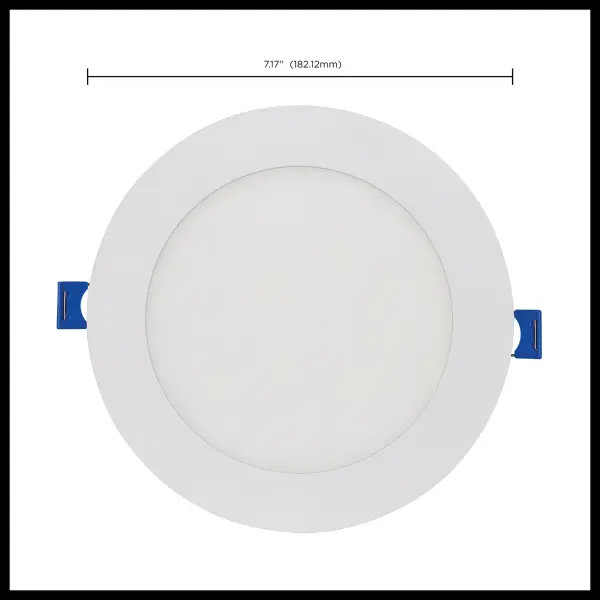 12 Watt - LED Direct Wire - Low Profile Downlight - 6 Inch Round - Starfish IOT - Tunable White and RGB - 120 Volt - 90 CRI - White Finish - Image 13