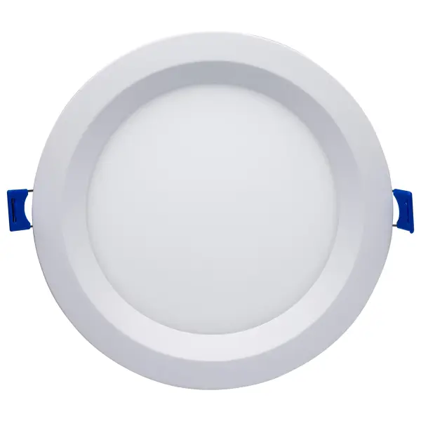 12 Watt - LED Direct Wire - Low Profile Regress Baffle Downlight - 6 Inch Round - Starfish IOT - Tunable White and RGB - 120 Volt - 90 CRI - White Finish - Image 2