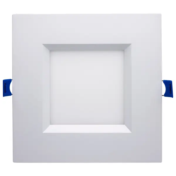 12 Watt - LED Direct Wire - Low Profile Regress Baffle Downlight - 6 Inch Square - Starfish IOT - Tunable White and RGB - 120 Volt - 90 CRI - White Finish - Image 2