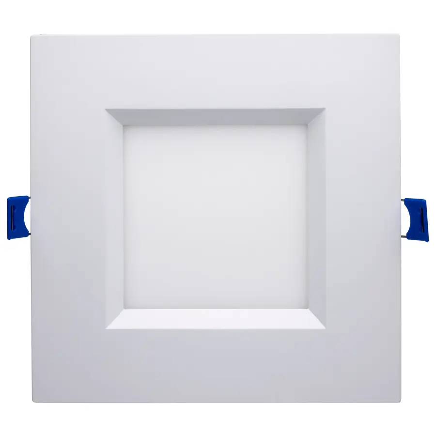 12 Watt - LED Direct Wire - Low Profile Regress Baffle Downlight - 6 Inch Square - Starfish IOT - Tunable White and RGB - 120 Volt - 90 CRI - White Finish - Image 2