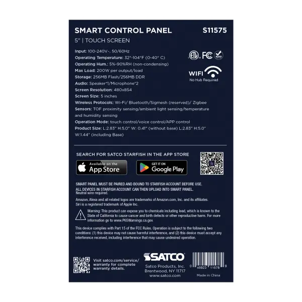 Starfish - 5 Inch - In-Wall Control Panel - Image 16