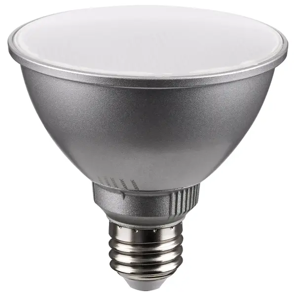 11 Watt PAR30SN LED - Medium Base - Silver Finish - CCT Selectable - 120 Volt - 25 Degree Beam Angle - Image 1
