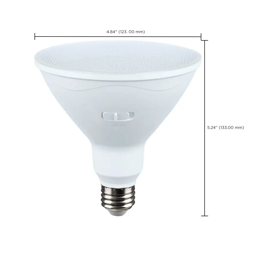 25 Watt PAR38 LED - 3000K/5000K CCT Selectable - High Lumen - Medium Base - White Finish - 120 Volt - Image 9