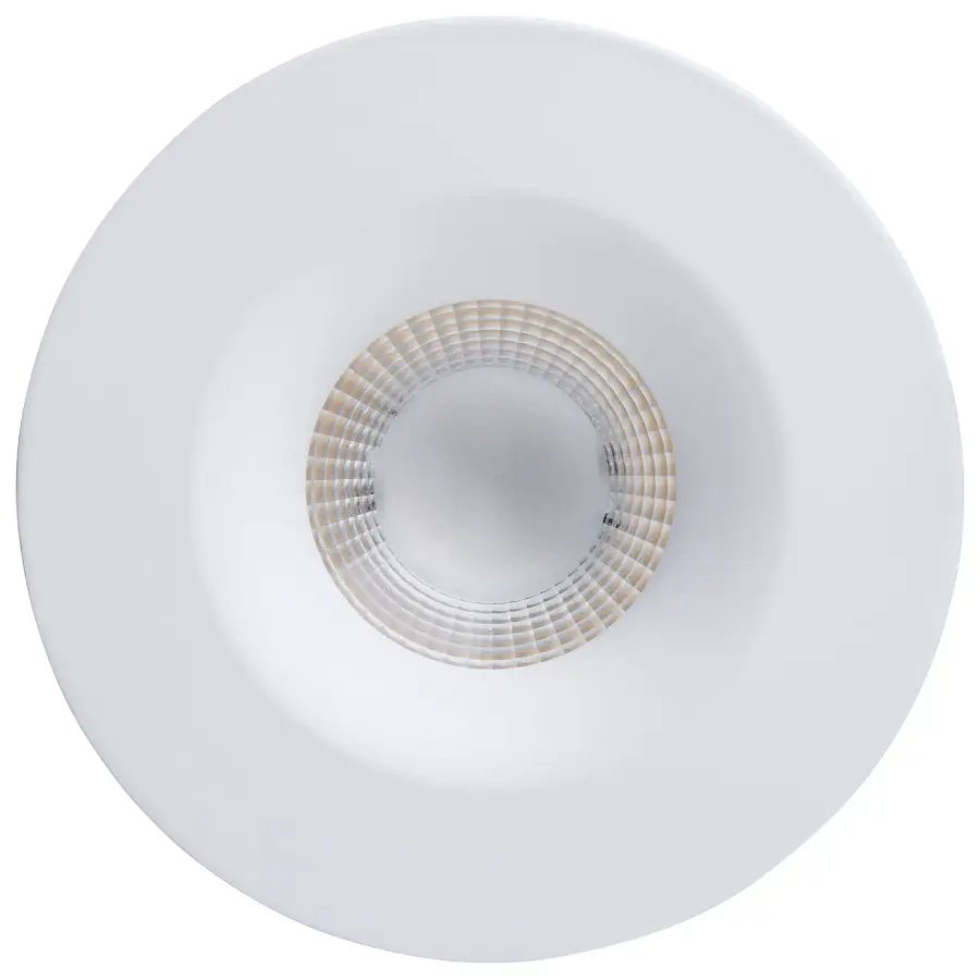 10 Watt LED Direct Wire Downlight - Remote Driver - CCT Selectable - Dimmable - Round - White Finish - Image 3