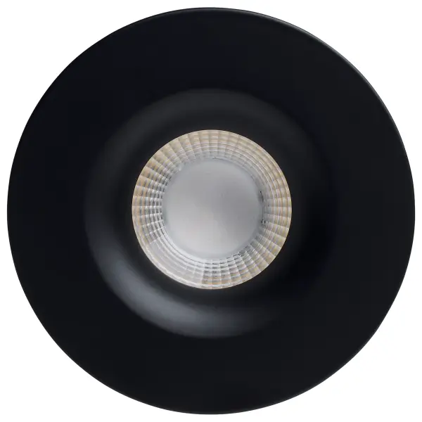 10 Watt LED Direct Wire Downlight - Remote Driver - CCT Selectable - Dimmable - Round - Black Finish - Image 3