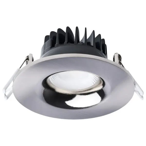 10 Watt LED Direct Wire Downlight - Remote Driver - CCT Selectable - Dimmable - Round - Brushed Nickel Finish - Image 7
