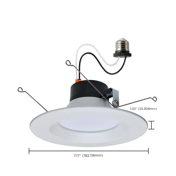 Starfish - 11 Watt LED Retrofit Downlight - 5-6 Inch - RGBTW - Round - White Finish - Image 13