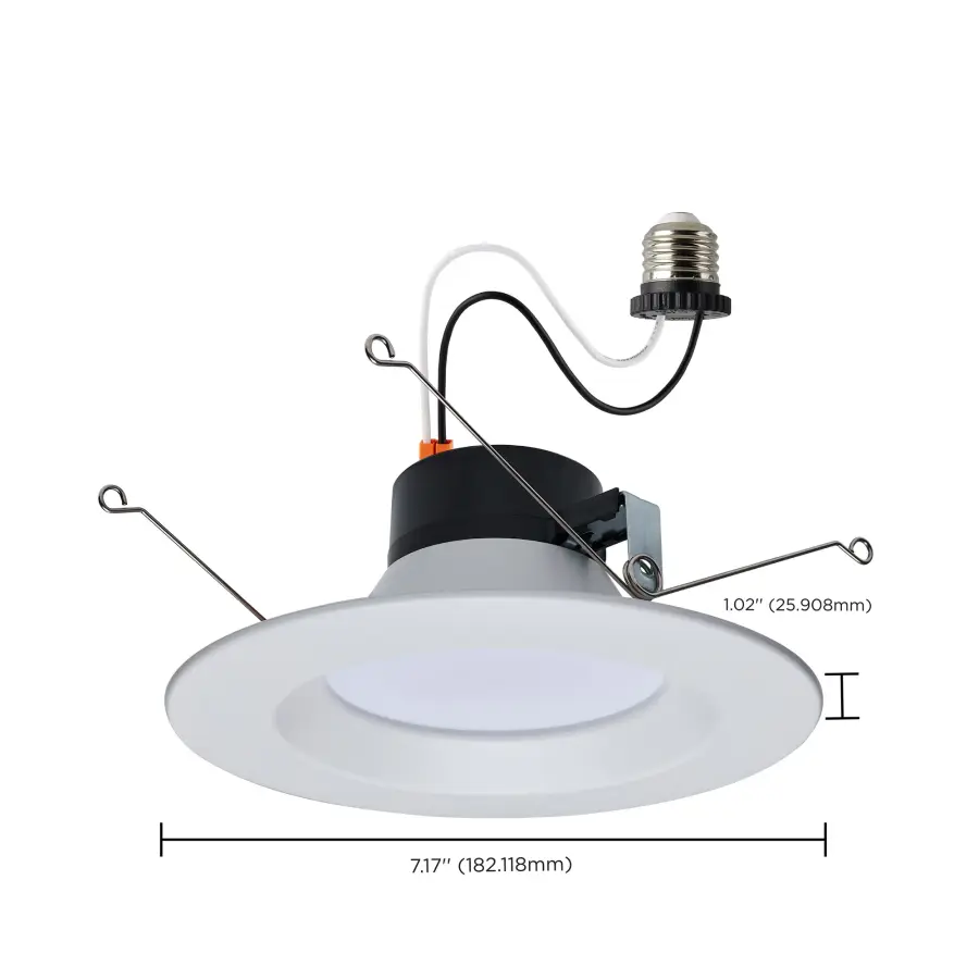 Starfish - 11 Watt LED Retrofit Downlight - 5-6 Inch - RGBTW - Round - White Finish - Image 13