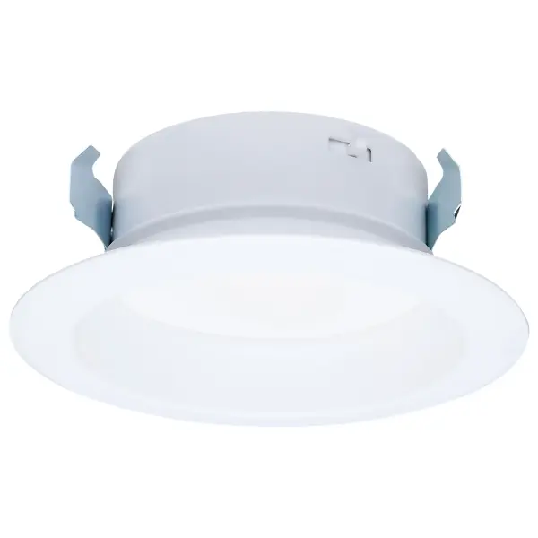 10 Watt LED High Output Downlight Retrofit - 4 Inch - 27K/30K/35K/40K/50K CCT Selectable - Round - White Finish - Image 4