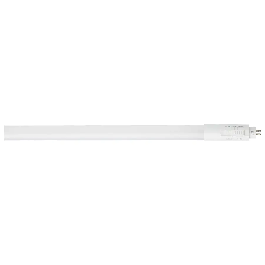 13 Watt 4 Foot T5 LED - CCT Selectable - G5 Base - Type B - Ballast Bypass - Single or Double Ended Wiring - White Finish - 120-277 Volt - Image 2