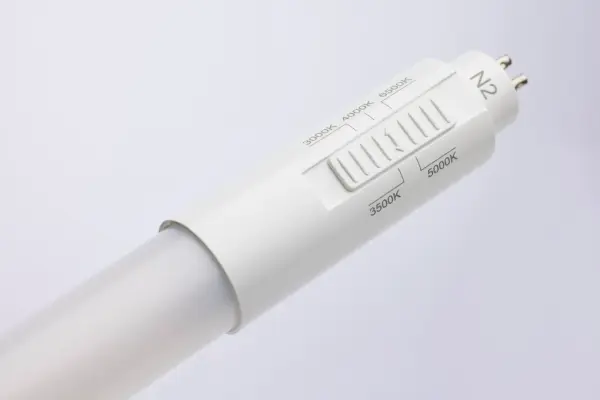 25 Watt 4 Foot T5 LED - CCT Selectable - G5 Base - Type B - Ballast Bypass - Double Ended Wiring - White Finish - 120-347 Volt - Image 4