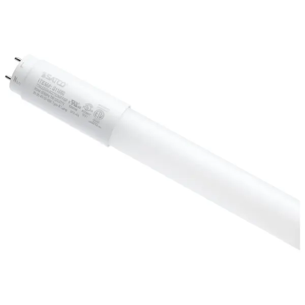 SATCO NUVO's LED Flicker-Free Lamps offer smooth, continuous light with less than 2-percent flicker. Ideal for use in offices, retail applications, and safe for use in commercial kitchens with the PET coated shatterproof tube. Extending the versatility of these lamps, they are 120V-277V range voltage compatible in ballast bypass configurations, and allow for 5-CCT selection at the time of installation to customize light output to the environment.