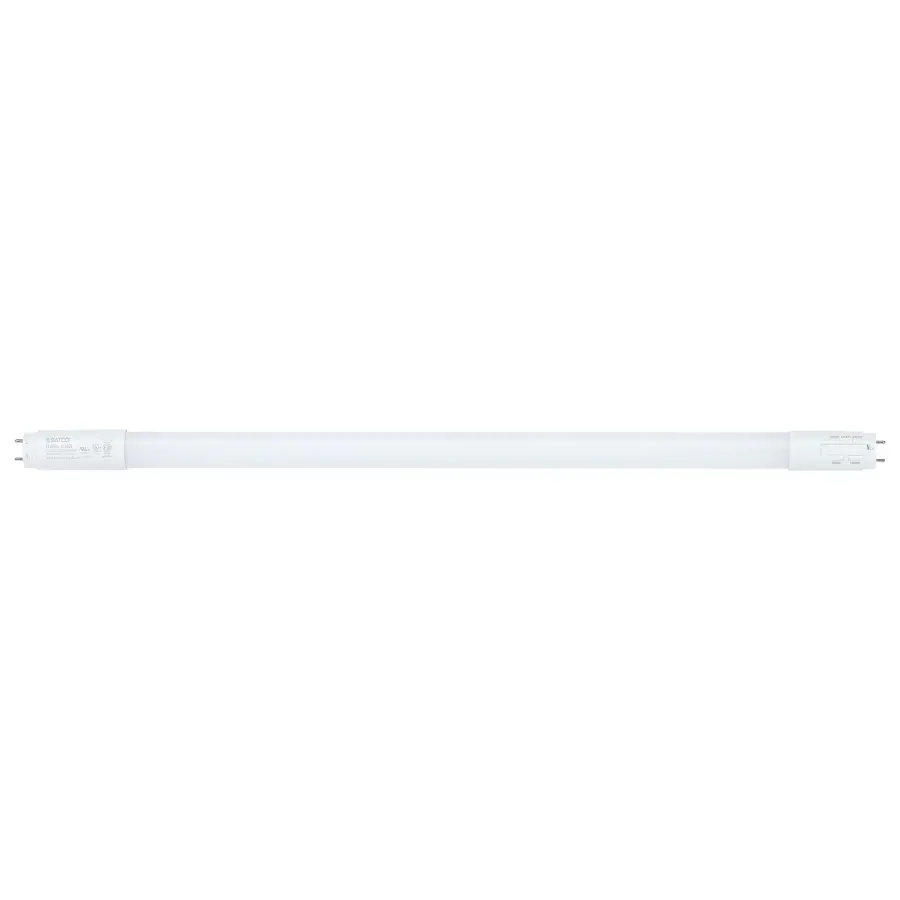 7 Watt T8 LED - 24 Inch - 30K/35K/40K/50K/65K CCT Selectable - Low Optical Flicker (less than 5%) - Medium Bi Pin Base - Type B Ballast Bypass - 120-277 Volt - Frost Finish - Image 2