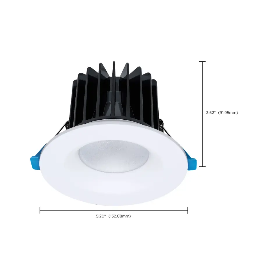 16/20/24 Watt LED Remote Driver Downlight - 27K/30K/35K/40K/50K CCT - Field Selectable - Round - White Finish - Dual Dimming - 120-277 Volt - Image 16