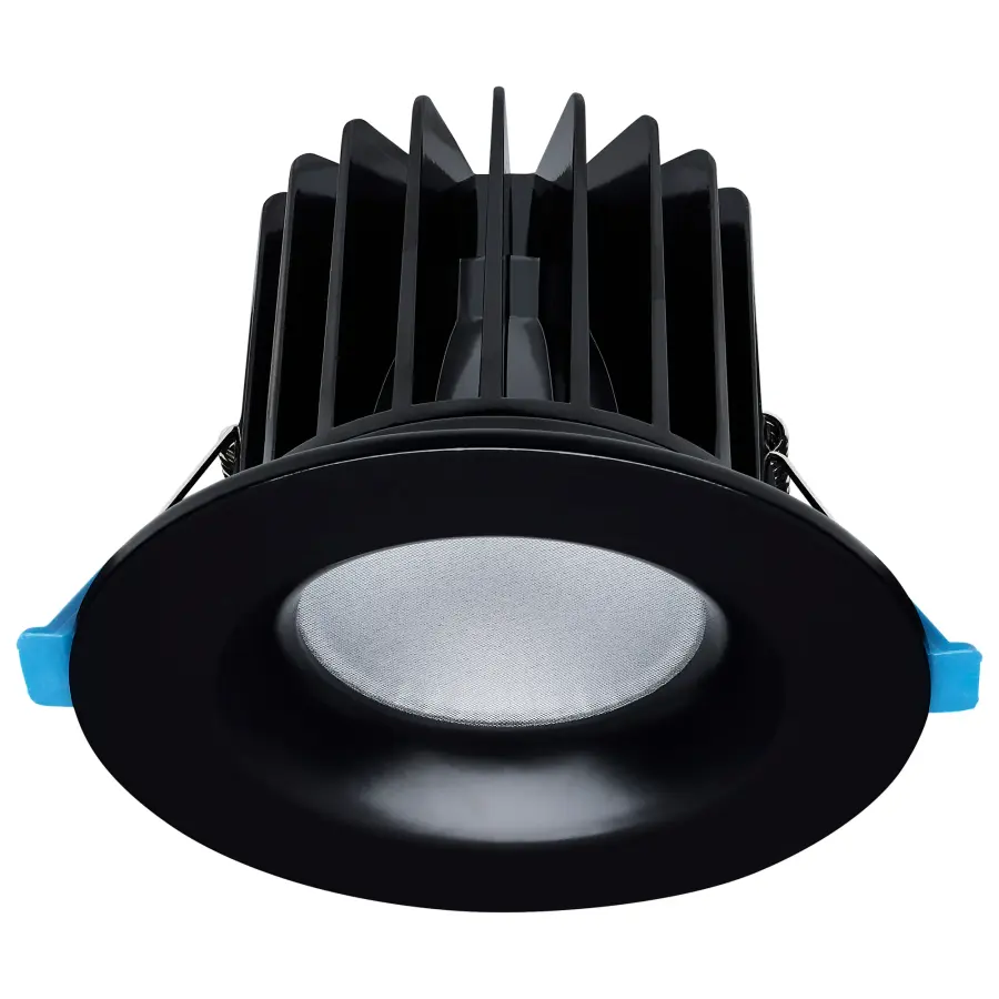 16/20/24 Watt LED Remote Driver Downlight - 27K/30K/35K/40K/50K CCT - Field Selectable - Round - Black Finish - Dual Dimming - 120-277 Volt - Image 3