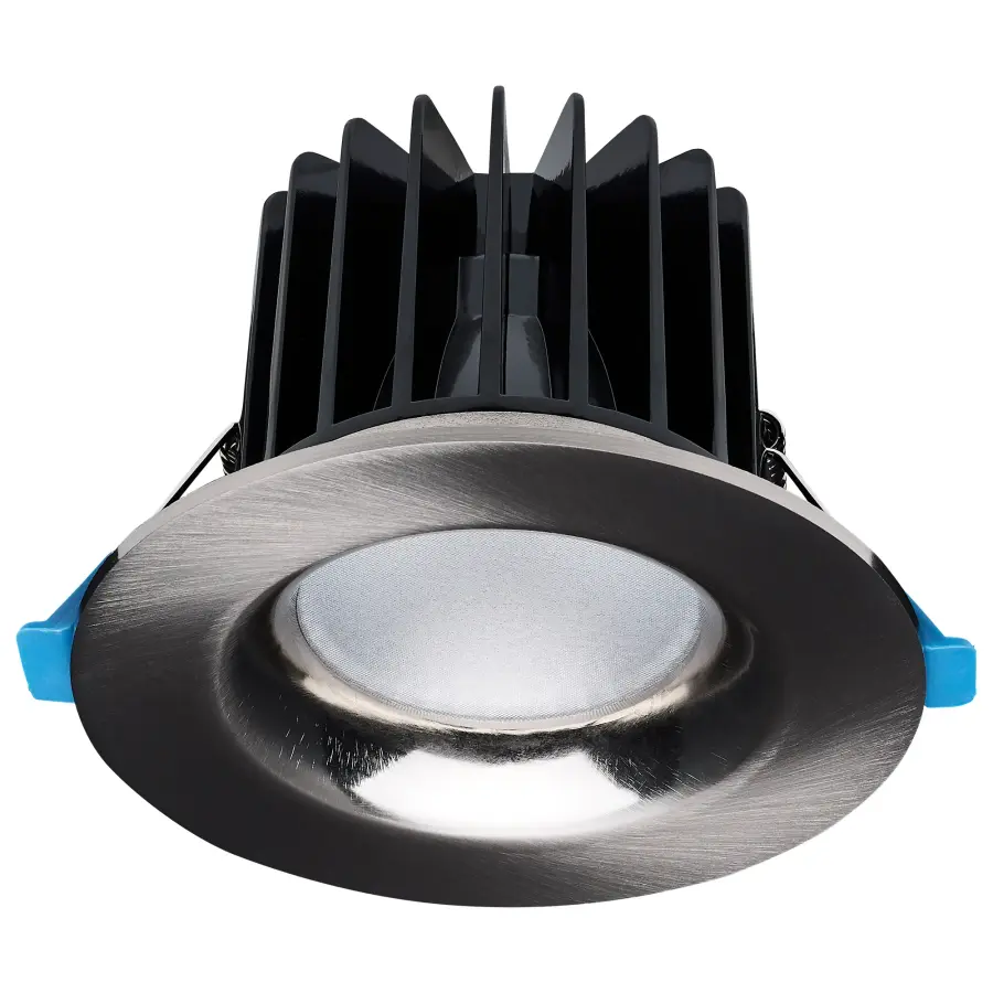 16/20/24 Watt LED Remote Driver Downlight - 27K/30K/35K/40K/50K CCT - Field Selectable - Round - Brushed Nickel Finish - Dual Dimming - 120-277 Volt - Image 3