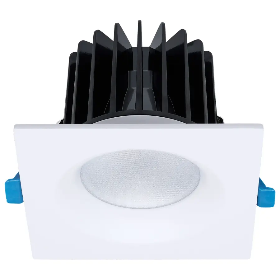 16/20/24 Watt LED Remote Driver Downlight - 27K/30K/35K/40K/50K CCT - Field Selectable - Square - White Finish - Dual Dimming - 120-277 Volt - Image 3