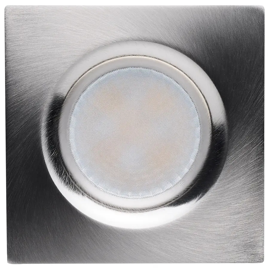 16/20/24 Watt LED Remote Driver Downlight - 27K/30K/35K/40K/50K CCT - Field Selectable - Square - Brushed Nickel Finish - Dual Dimming - 120-277 Volt - Image 4