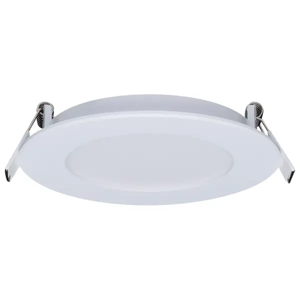 8 Watt LED Direct Wire Performer Series Downlight - Remote Driver - 4 Inch - 27K/3K/35K/4K/5K CCT Selectable - Round - Flat Face - White Finish - Image 4