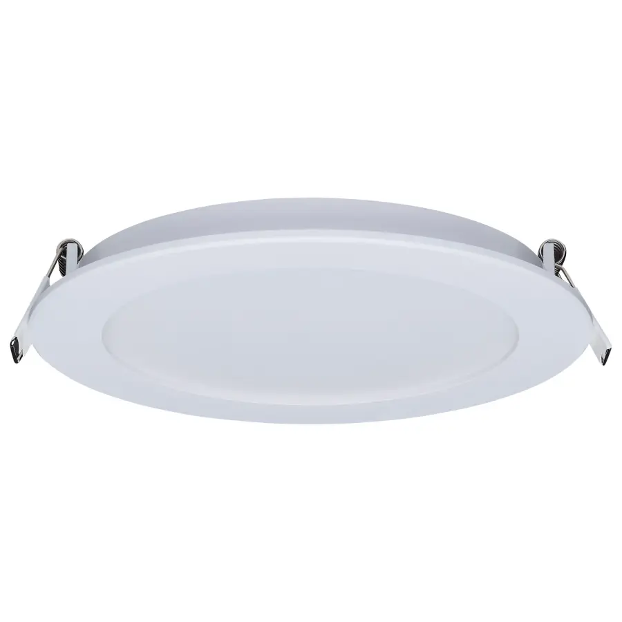 11 Watt LED Direct Wire Performer Series Downlight - Remote Driver - 6 Inch - 27K/3K/35K/4K/5K CCT Selectable - Round - Flat Face - White Finish - Image 4