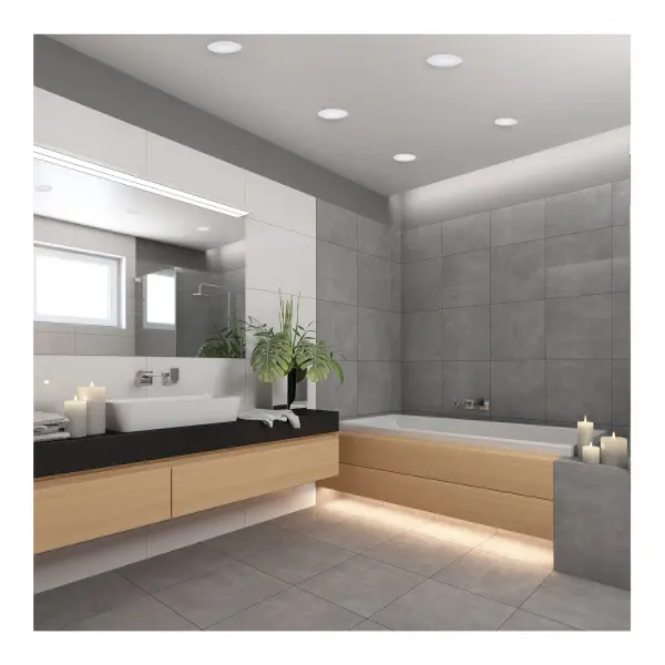 11 Watt LED Direct Wire Performer Series Downlight - Remote Driver - 6 Inch - 27K/3K/35K/4K/5K CCT Selectable - Round - Flat Face - White Finish - Image 9