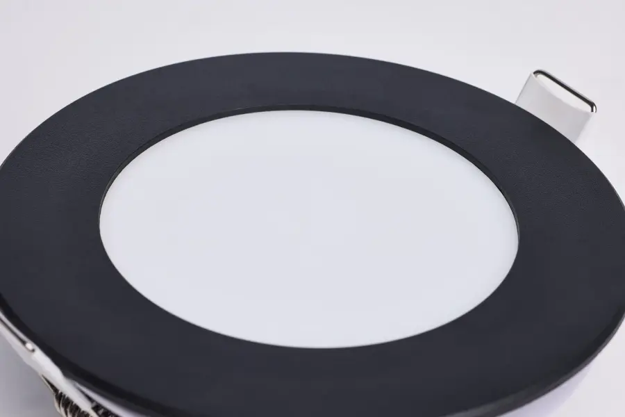 8 Watt LED Direct Wire Performer Series Downlight - Remote Driver - 4 Inch - 27K/3K/35K/4K/5K CCT Selectable - Round - Flat Face - Black Finish - Image 7