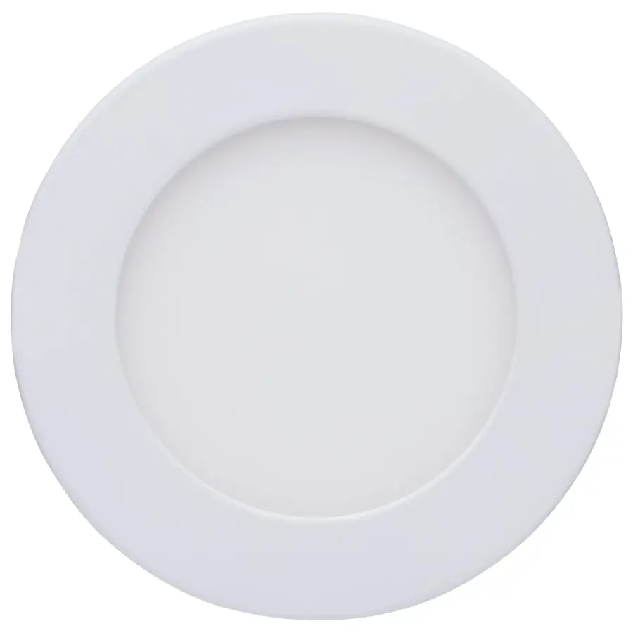 8/12 Watt LED Direct Wire Downlight - 27K/3K/35K/4K/5K CCT - Remote Driver - 4 Inch - Round - Flat Face - White Finish - 120-277 Volt - Dual Dimming - Image 3