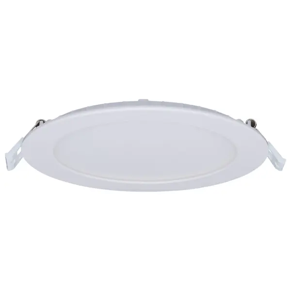 11/15 Watt - LED Direct Wire Downlight - 27K/3K/35K/4K/5K CCT - Remote Driver - 6 Inch - Round - Flat Face - White Finish - 120-277 Volt - Dual Dimming - Image 4