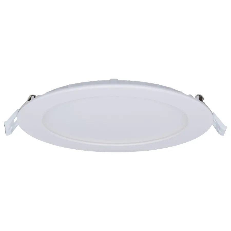 11/15 Watt - LED Direct Wire Downlight - 27K/3K/35K/4K/5K CCT - Remote Driver - 6 Inch - Round - Flat Face - White Finish - 120-277 Volt - Dual Dimming - Image 4
