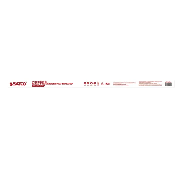 15 Watt 48 Inch T8 LED - 35K/40K/50K CCT Selectable - Ballast Bypass with Battery Backup - G13 Base - 120-277 Volt - Image 9