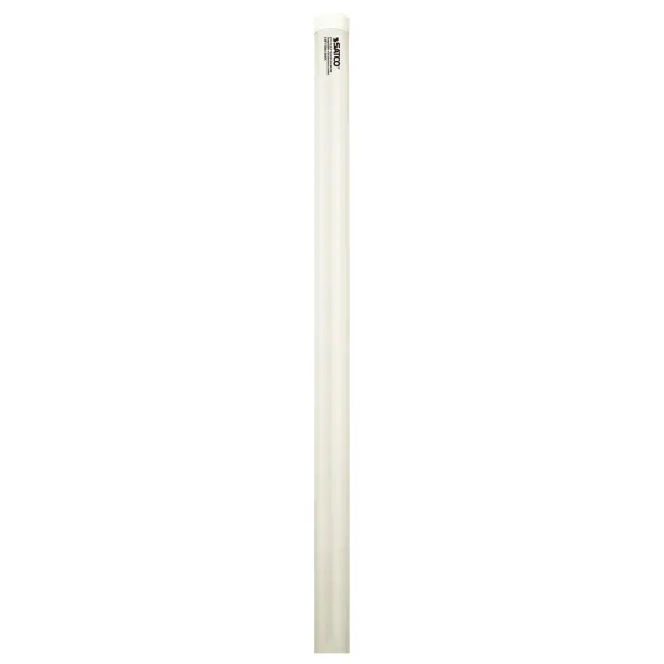 SATCO NUVO's 9.5-watt, 5000K T8 fluorescent replacement lamp allows the fixture to maintain its original UL and CSA compliance while delivering efficient LED lighting. This lamp provides 50,000 hours of natural light. Commercial, health care, hospitality, and educational venues can all realize the immediate benefits and savings LED light offers.