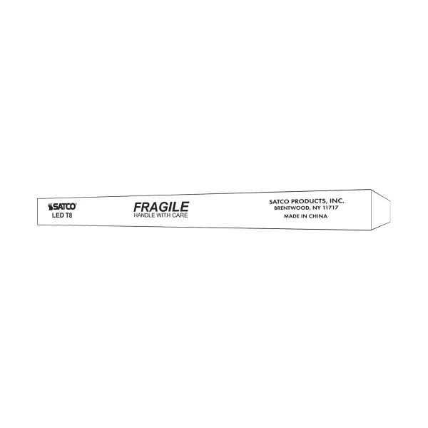 24 Watt T8 LED - Single Pin Base - CCT Selectable - Type B - Ballast Bypass - PET Shatterproof Coated - White Finish - 72 Inches - 120-277 Volt - Image 6