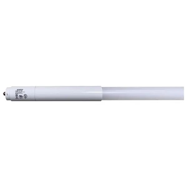 SATCO NUVO's LED T8 lamps with Fa8 or R17d bases are some of our most versatile lamps. Featuring ColorQuick selectable color technology, these lamps allow for easy selection of 4000K/5000K/6500K color temperatures at installation. The P.E.T. coated lamp provides shatterproof protection to ensure safe illumination anywhere including food service applications.