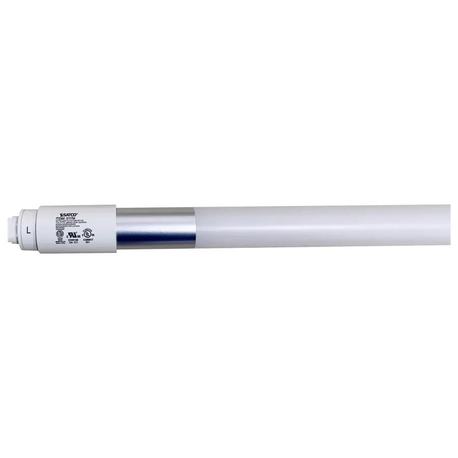 30 Watt T8 LED - Recessed Double Contact HO/VHO Base - CCT Selectable - Type B - Ballast Bypass - PET Shatterproof Coated - White Finish - 72 Inches - 120-277 Volt - Image 1