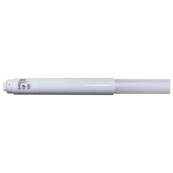 SATCO NUVO's LED T8 lamps with Fa8 or R17d bases are some of our most versatile lamps. Featuring ColorQuick selectable color technology, these lamps allow for easy selection of 4000K/5000K/6500K color temperatures at installation. The P.E.T. coated lamp provides shatterproof protection to ensure safe illumination anywhere including food service applications.