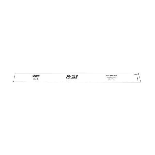 38 Watt T8 LED - Recessed Double Contact HO/VHO Base - CCT Selectable - Type B - Ballast Bypass - PET Shatterproof Coated - White Finish - 96 Inches - 120-277 Volt - Image 5